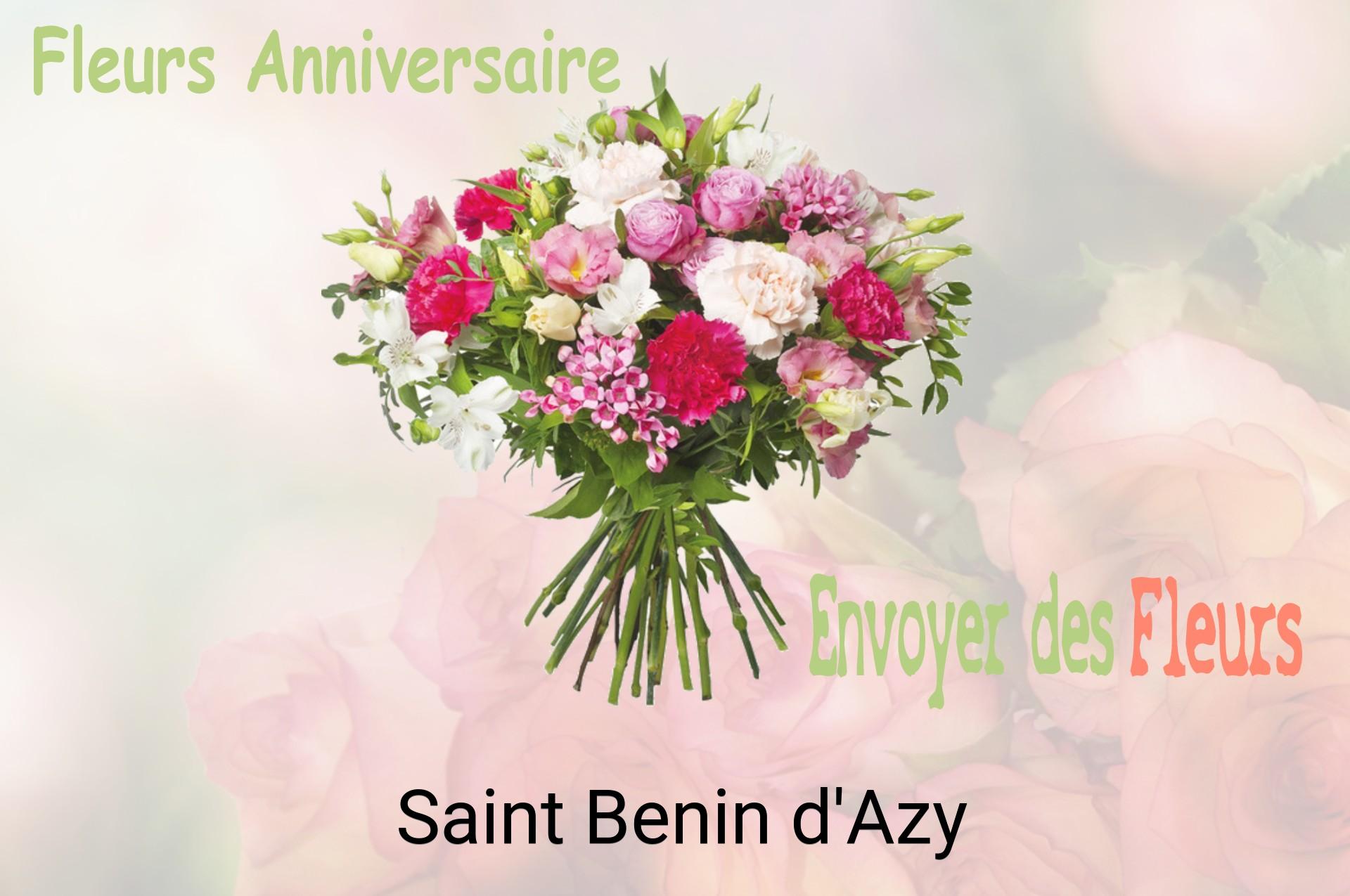 Bouquet de fleurs d’anniversaire livré à Saint-Benin-d'Azy